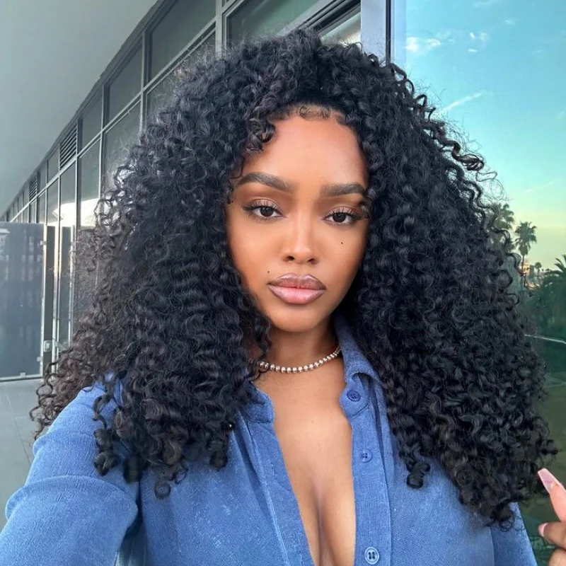 $100 Off | Amanda 7x5/13×6 HD Glueless Lace 300% Density Deep Curly Wig Ombre Color Flash Sale - Image 11