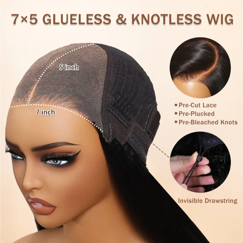 Pre-plucked Hairline Double Drawn Cherry Burgundy Glueless HD Lace Wig - 200% Density - Image 9