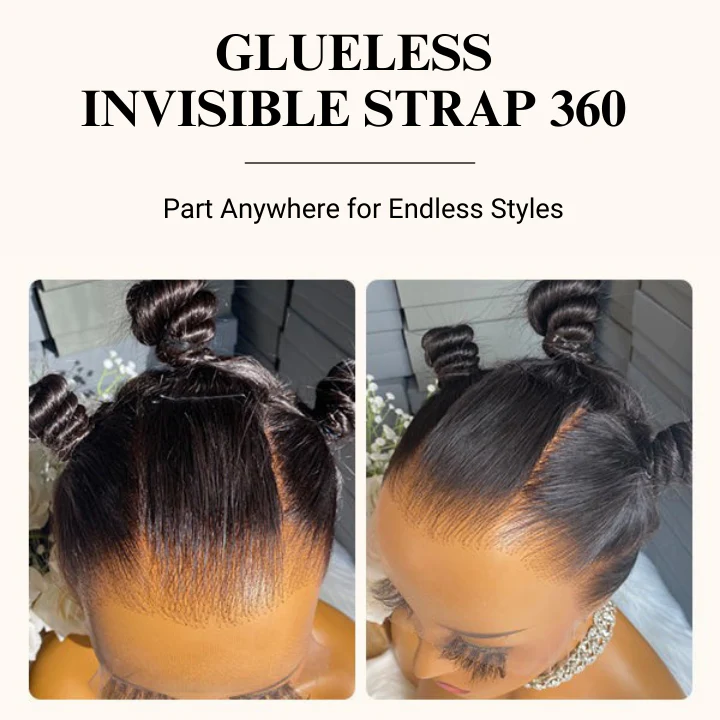 $100 Off| Deep Curly Snug Fit 360 Invisible Strap Glueless Lace Frontal Wig Flash Sale - Image 8