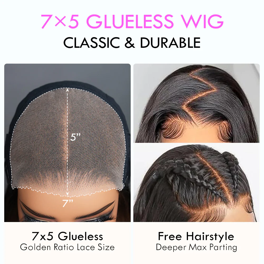 $119=28'' | 24H Fast Shipping Vibrant Blonde Highlights Colored Body Wave 7x5 Lace Closure Wig Flash Sale (only for US orders) - Image 6