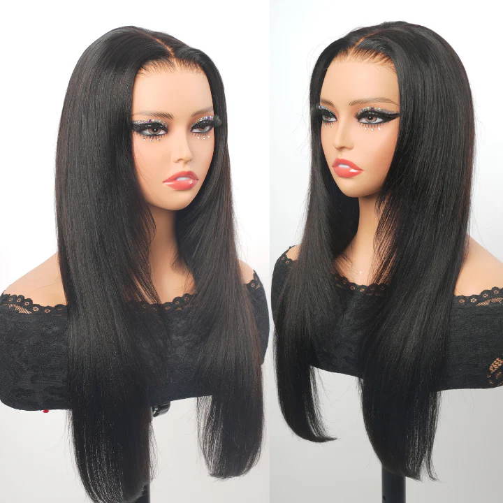 $119=28'' | 24H Fast Shipping Glueless Butterfly Layered Cut Yaki Straight Lace Front Wigs Flash Sale  (only for US orders) - Image 5