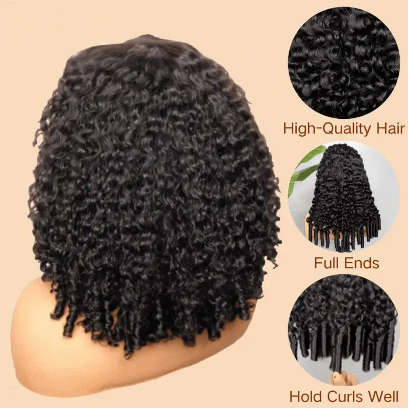3-in-1 Put On & Go Half Wigs | Glueless Invisible Drawstring Beginner Friendly - Image 14