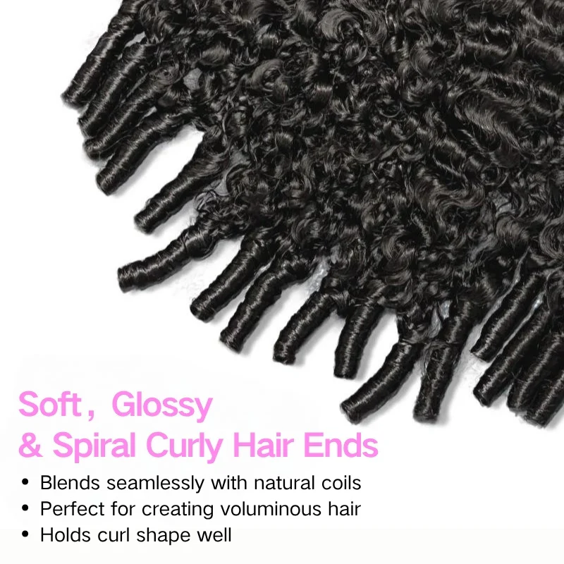 3-in-1 Put On & Go Half Wigs | Glueless Invisible Drawstring Beginner Friendly - Image 8
