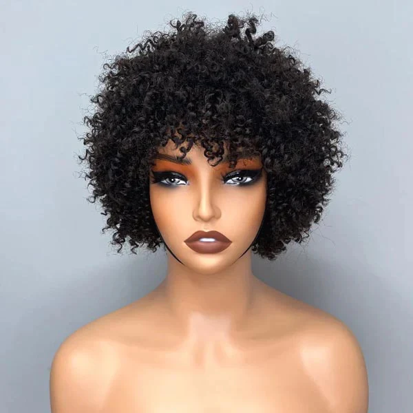 3 Wigs for $199| 18" Body Wave Lace Wig + 14" Gluless Curly Lace Wig + Pixie Cut Bob Wig Flash Sale - Image 5