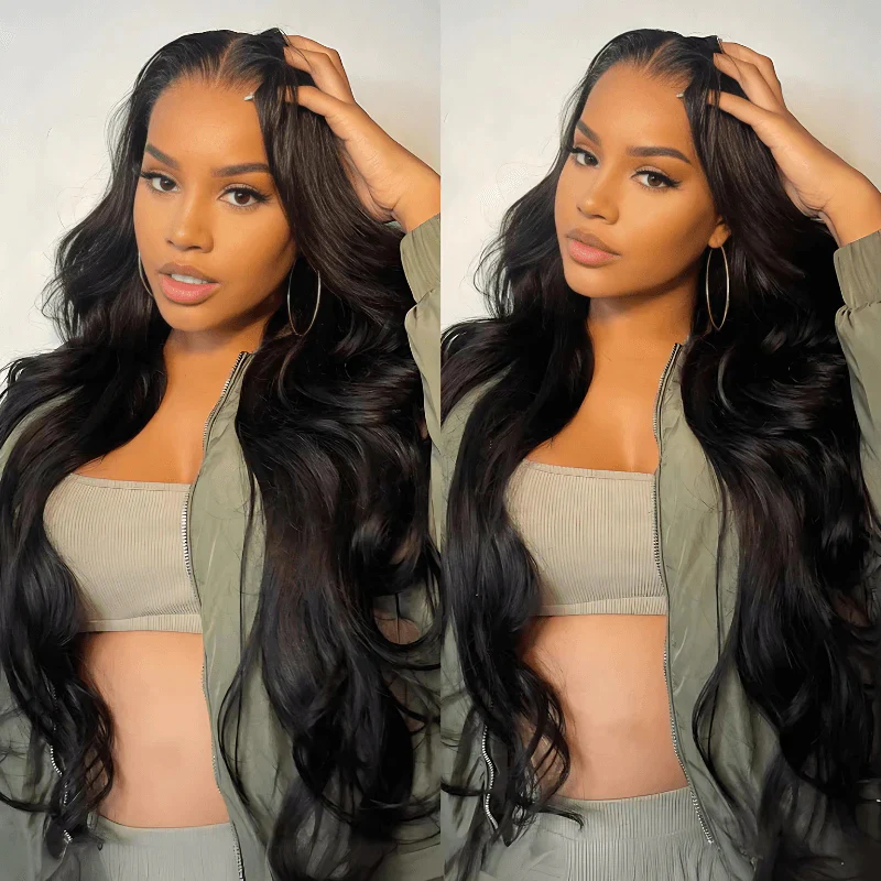 3 Wigs for $239 | 26" Body Wave 200% Density 13×6 Lace Front Wig + 22" Straight 6×4 Glueless Lace Wig + 20" kinky Curly Half Wig Flash Sale - Image 3