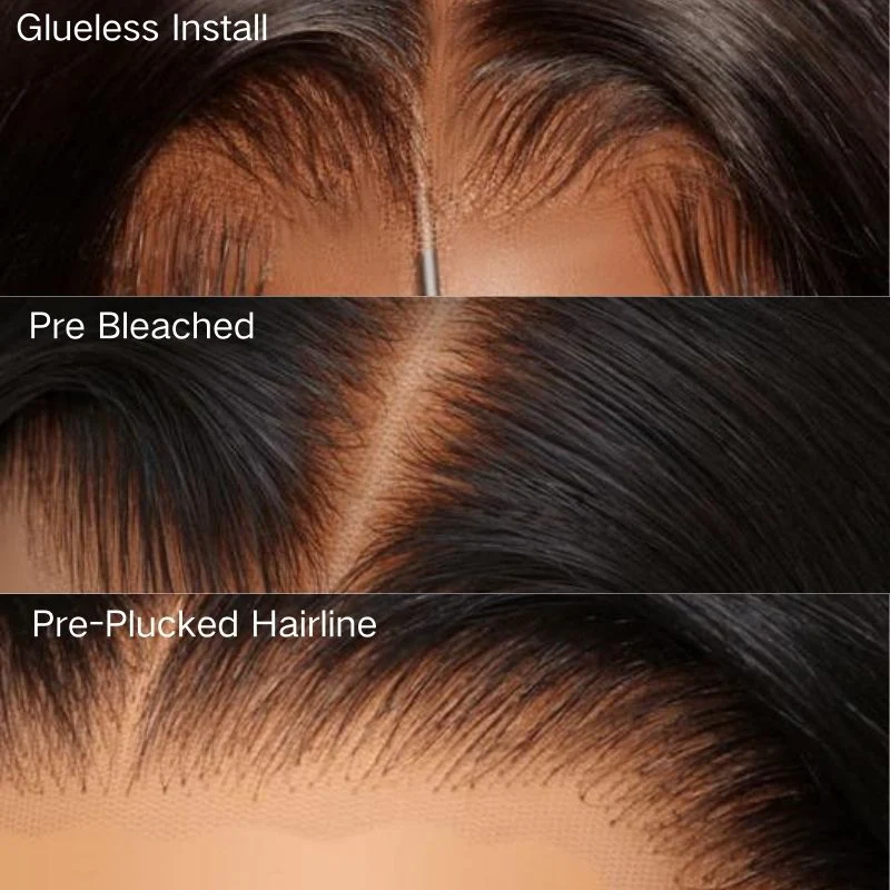 300% Density Bold Bounce Glueless Water Wave Highlight Blonde Color 13x4 HD Transparent Lace Front Wigs-Amanda Hair - Image 9
