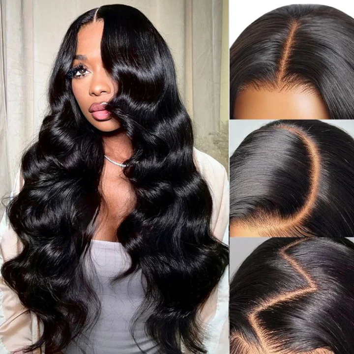 $119=28 Inch | 24H Fast Shipping 200% Density 3D Bouncy Body Wave HD Transparent Lace Front Wig Flash Sale - Image 3