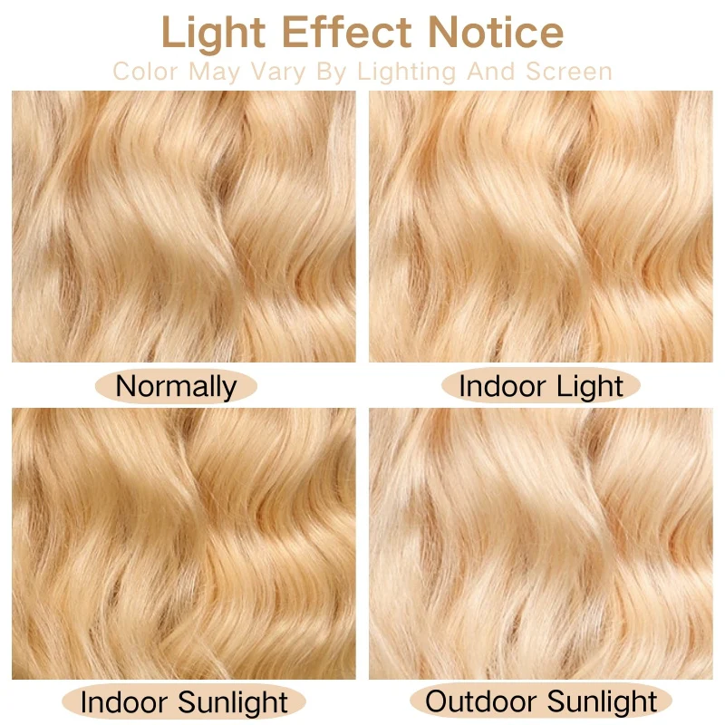 613 Blonde Body Wave And Deep Wave 13x4 HD Lace Wig Virgin Human Hair Wigs Pre-Plucked Hairline With Baby Hair-Amanda Hair - Image 10