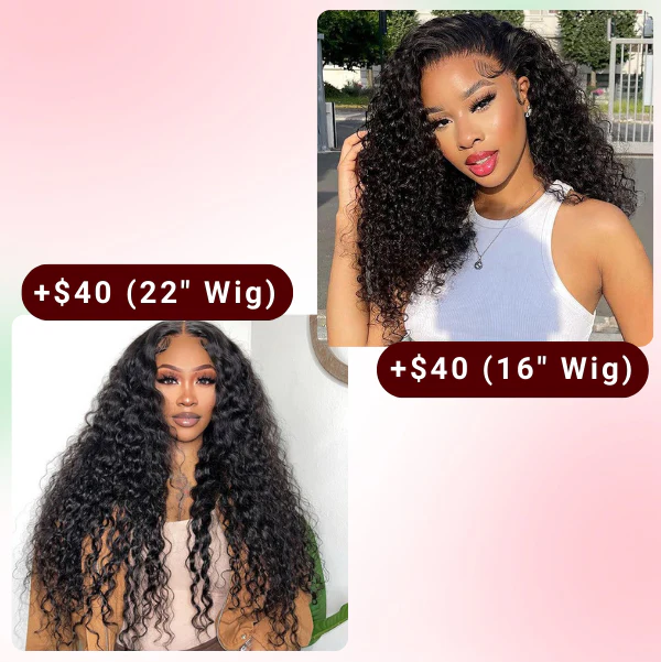 Add $40 for Extra 22" Wig|  Glueless Dark 99J Burgundy Body Wave 13x4 HD Transparent Lace Front Wigs Flash Sale - Image 2