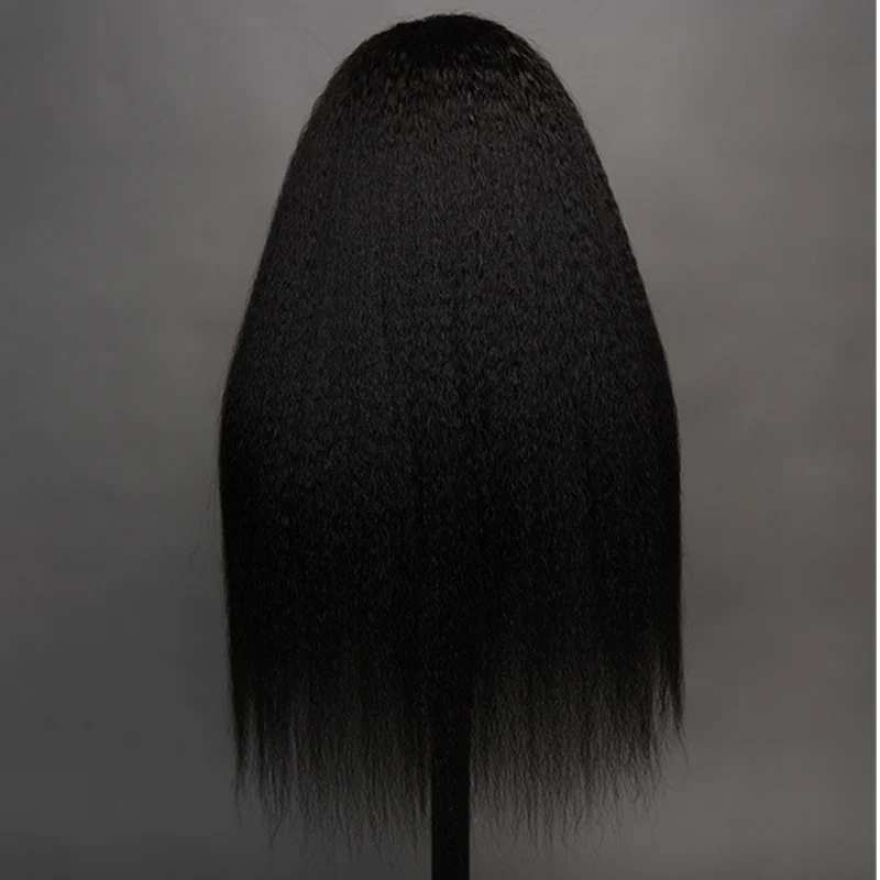 3 In 1 Half Wig | Kinky Straight Glueless Put On & Go Invisible Drawstring Natural Hairline Beginner Friendly Flash Sale - Image 11