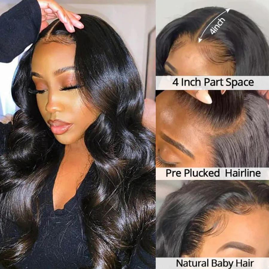 Bogo Flash Sale: 20" 4*4 Lace Closure Wig+10" Afro Curly Lace Bob Wig - Image 4