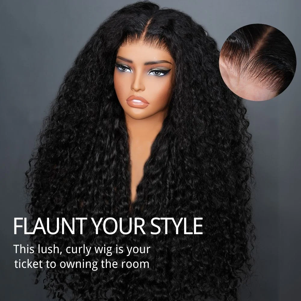 Amanda $199=30'' | Pre Everything Long Curly Hair 13x4 Full Lace Frontal Wig Thick Curly Hair Glueless Wigs Flash Sale - Image 5