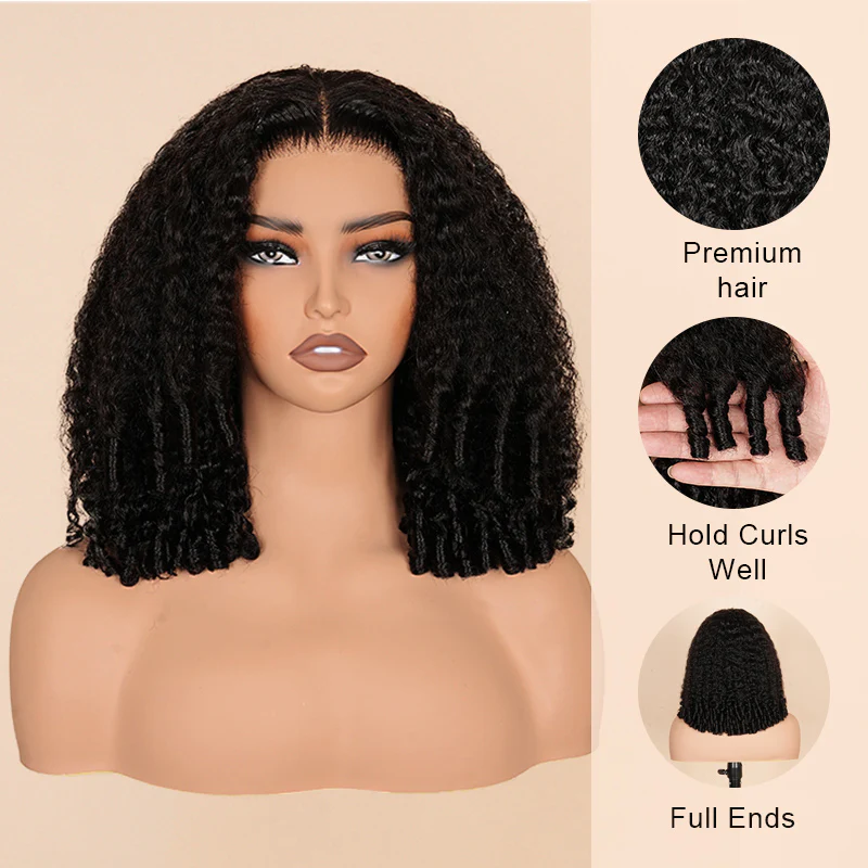 Amanda Luxury Burmese Curly 7x5 Glueless HD Lace Put On and Go Affordable Human Hair Wig Flash Sale - Image 5