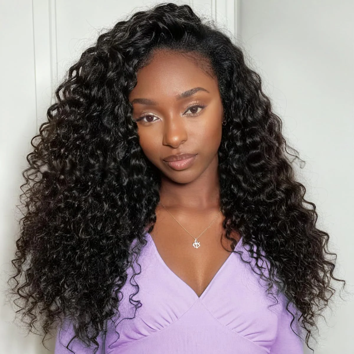 Put On & Go Glueless Flip Over Curly Half Wig Beginner Friendly Flash Sale - Image 5
