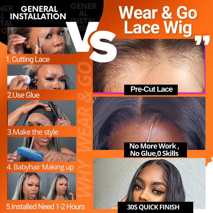FLASH SALE $99: Balayage Light Brown Glueless Body Wave Transparent Lace Wigs-Amanda Hair - Image 10