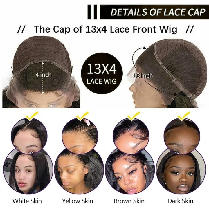 FLASH SALE $99: Balayage Light Brown Glueless Body Wave Transparent Lace Wigs-Amanda Hair - Image 8