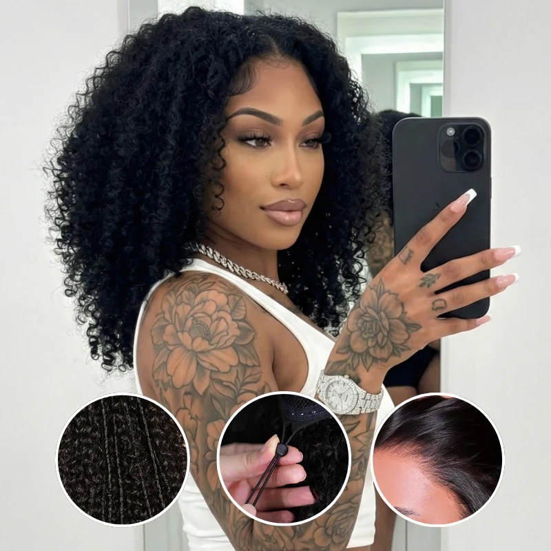 Amanda Glueless Bohemian Curly HD Lace Frontal Wig | Ready to Wear - Image 6