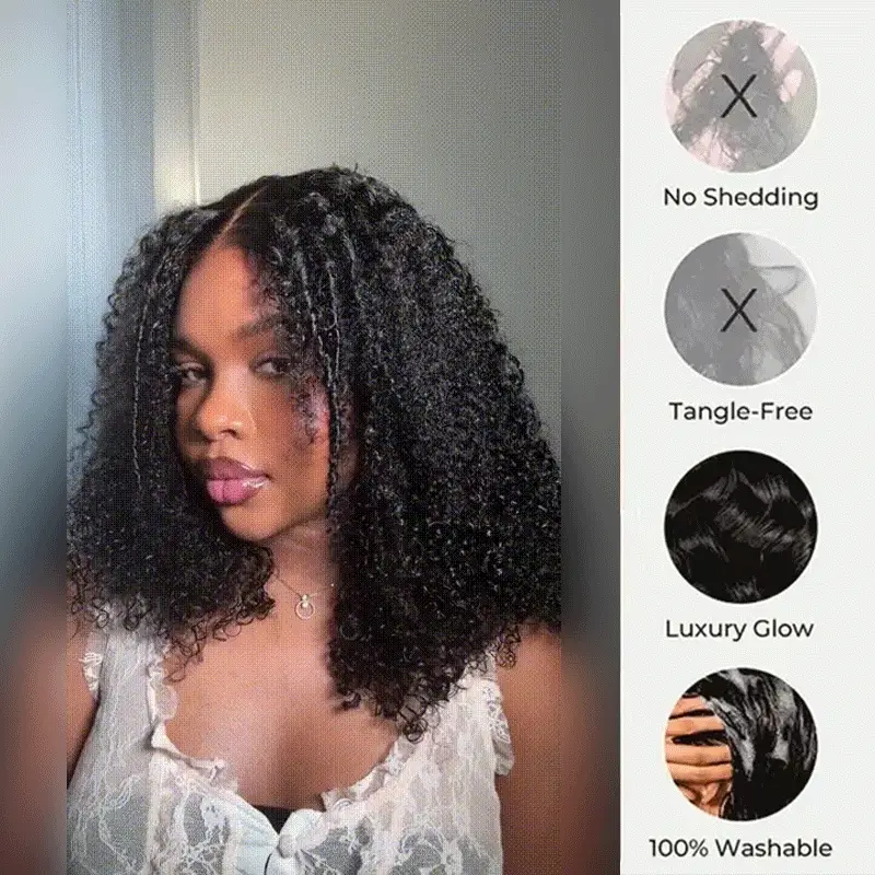 Amanda Glueless Bohemian Curly HD Lace Frontal Wig | Ready to Wear - Image 7