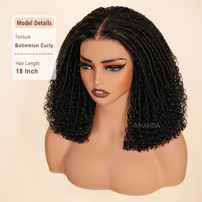 Amanda Glueless Bohemian Curly HD Lace Frontal Wig | Ready to Wear - Image 9