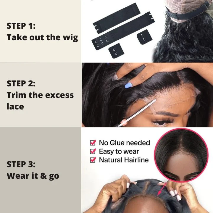 Buy 1 Get 1 Free Dark Root Ginger Colored Body Wave 13x4 Lace Front /4*4 Lace Closure Wigs With Baby Hair - Amanda Hair - Image 5