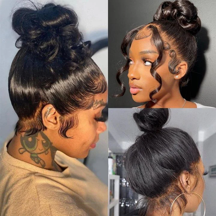 Glueless 360 Lace Frontal Wig  Body Wave Invisible Strap Tug Go Pre Everything Lace Wigs - Image 6