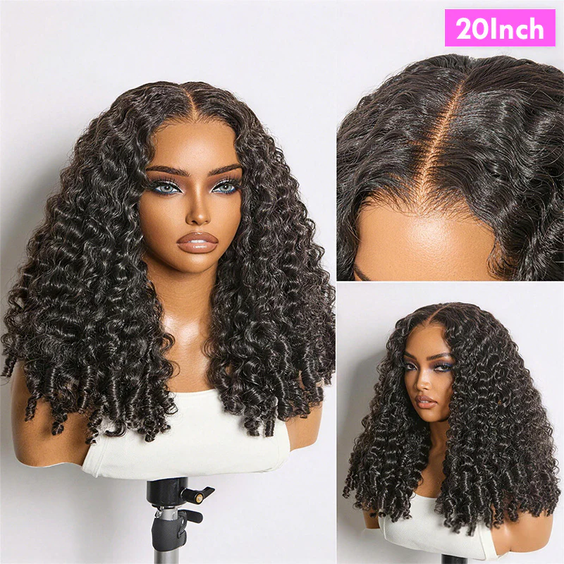 Amanda Luxury 7x5 Burmese Curly Brown Balayage Highlight Color Glueless HD Lace Human Hair Wig Flash Sale - Image 17