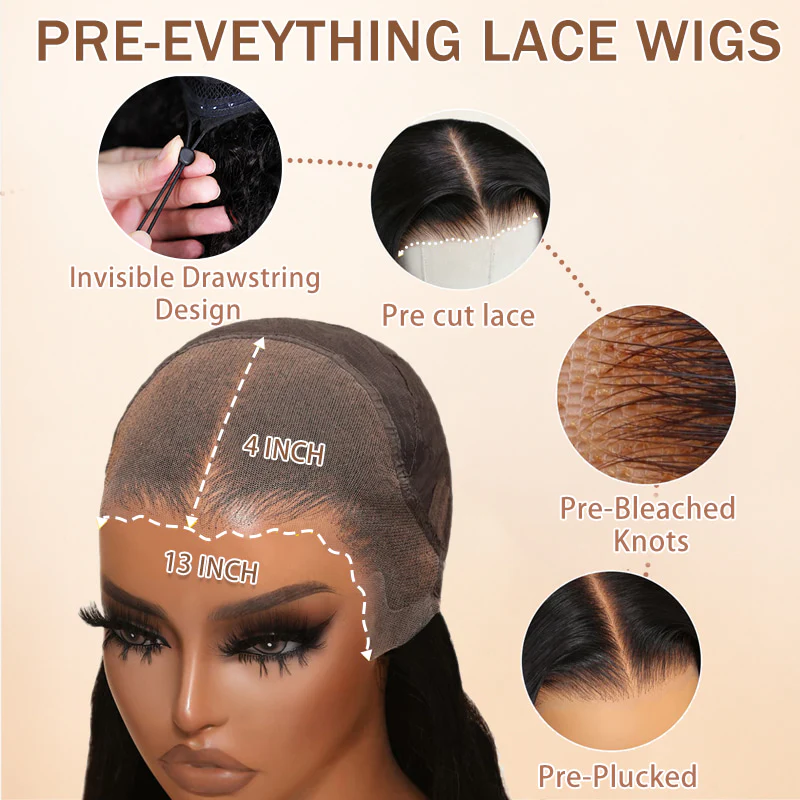 Honey Blonde Mix Brown Loose Wave Glueless 7x5 HD Lace Wig Pre Everything Lace Front Human Wigs - Image 7