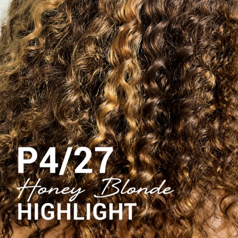 Honey Blonde Highlight Short Bob Wig Water Wave Colored Pre Everything Glueless Lace Front Wig Flash Sale - Image 5